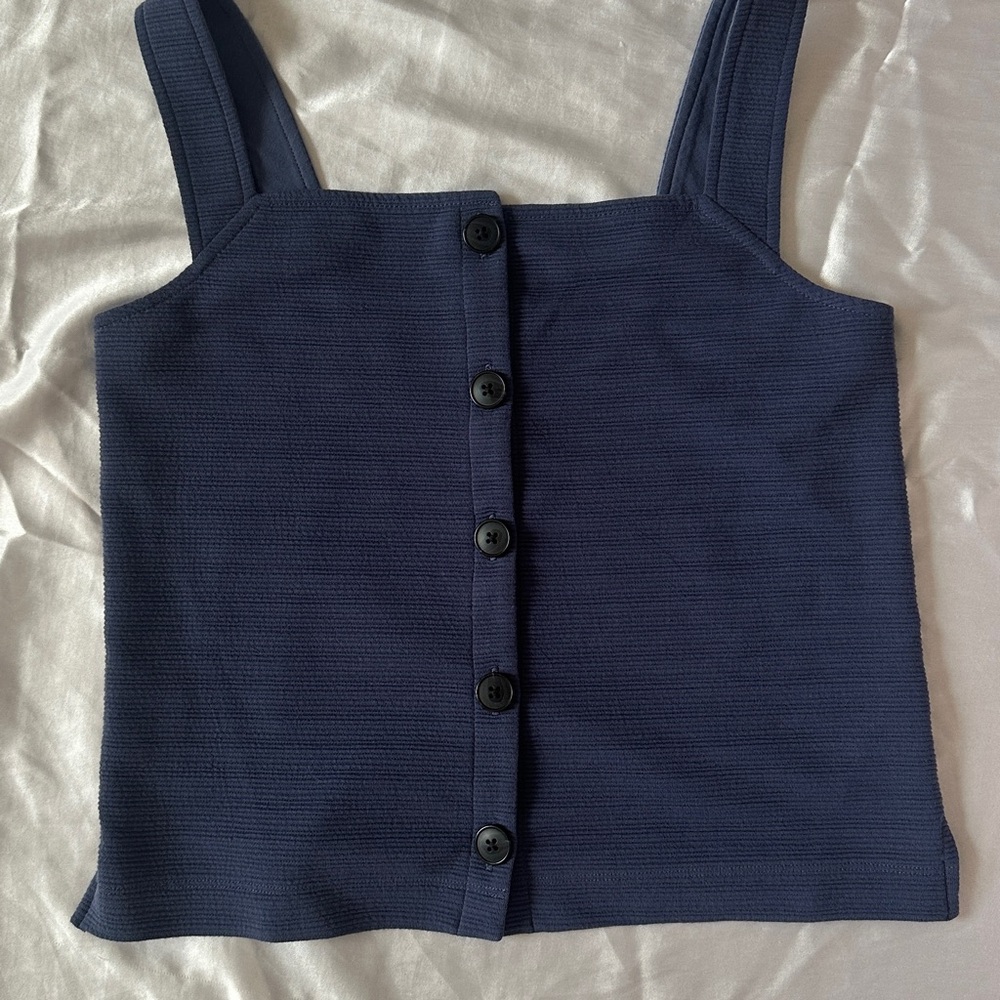 J. Crew Navy Blue Tank Top